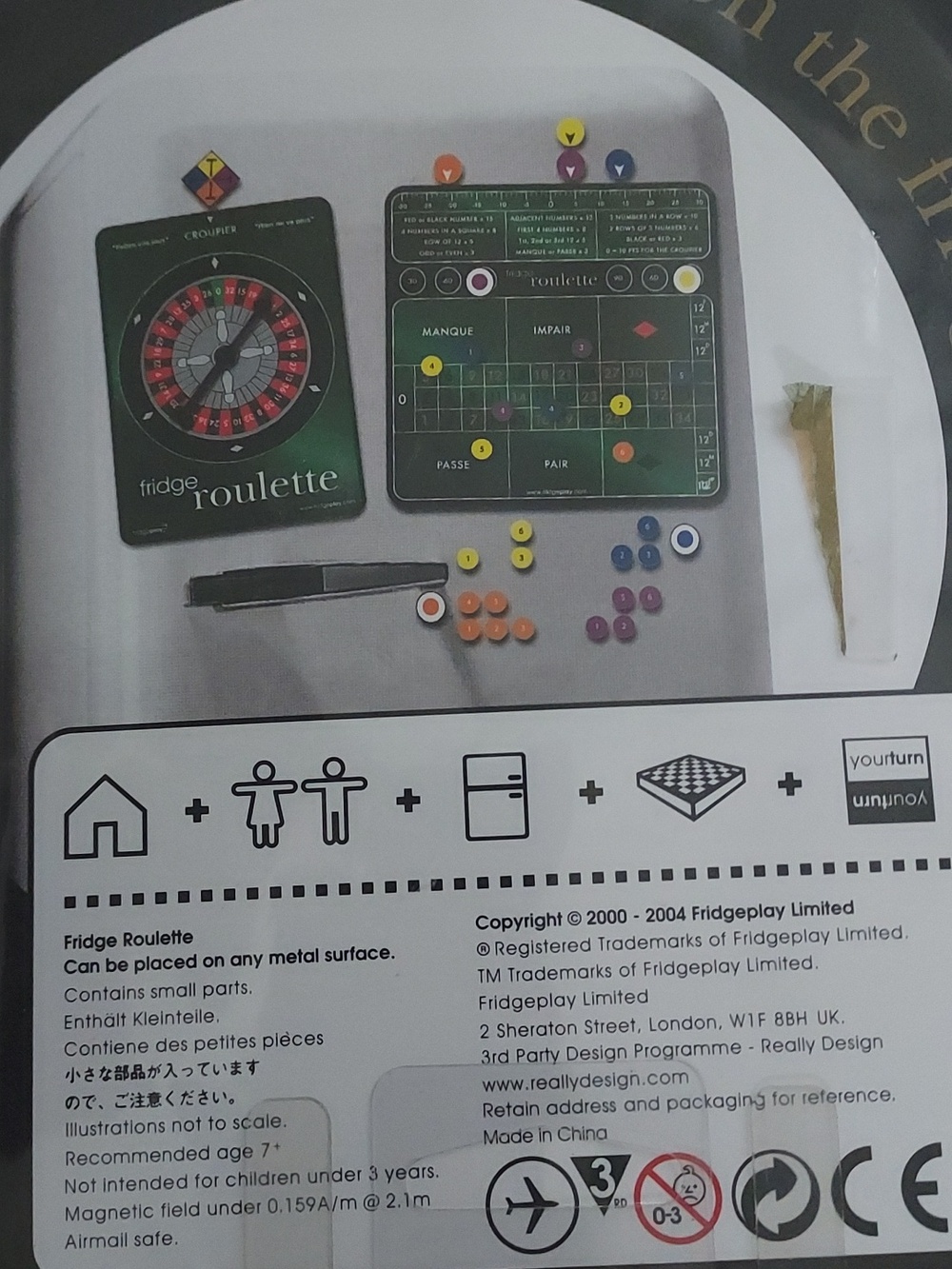 Fridge Magnetic Roulette - Picture 2 of 4